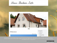 haus-becker.info Webseite Vorschau