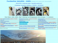 antarktis-arktis.de Webseite Vorschau