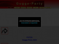 gugge-party.ch Webseite Vorschau