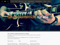 guitarplayer.ch Webseite Vorschau
