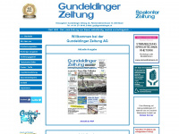 gundeldingen.ch Webseite Vorschau