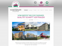 gusenbauer-fassade.at Webseite Vorschau