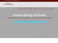 gutenberg-schule-reutlingen.de Webseite Vorschau