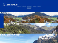 guyan-trans.ch Webseite Vorschau