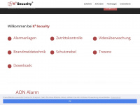 k2security.at Webseite Vorschau
