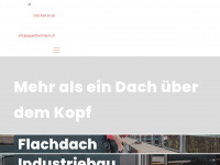 gygerflachdach.ch Webseite Vorschau