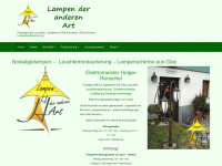 h-h-lampen.de Webseite Vorschau