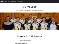 h1-volley.ch Webseite Vorschau