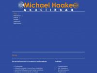 haake-akustikbau.de Webseite Vorschau