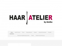 haaratelier-annika.de Webseite Vorschau