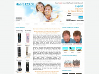 haare123.de Webseite Vorschau