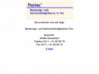 flortec.de Webseite Vorschau