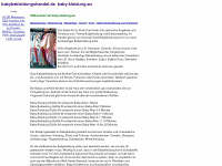 baby-kleidung.eu Webseite Vorschau