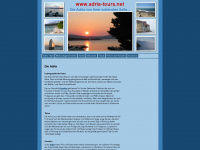 adria-tours.net Webseite Vorschau