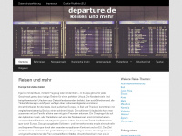 departure.de Webseite Vorschau
