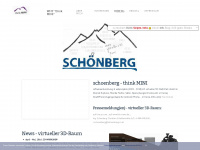 schoenberg.co.at Webseite Vorschau