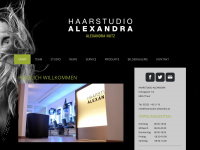 haarstudio-alexandra.at Webseite Vorschau