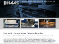 haas-metall.de Webseite Vorschau