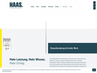 haas-steuerberatung.de Webseite Vorschau