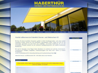 haberthuer-ag.ch Webseite Vorschau