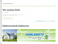 hablawetz-elektro.de Webseite Vorschau