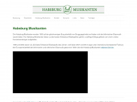 habsburg-musikanten.ch Webseite Vorschau
