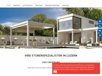 haefliger-storen.ch Webseite Vorschau