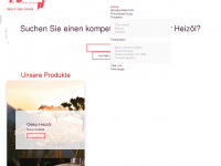 haenggi-oel.ch Webseite Vorschau