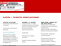 haenni-elektro-telematik.ch Webseite Vorschau