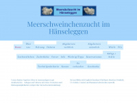haenseleggen.ch Webseite Vorschau