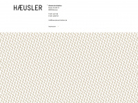 haeusler-architektur.de Webseite Vorschau