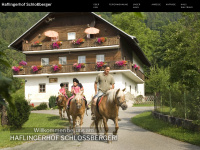 haflingerhof-schlossberger.at Webseite Vorschau