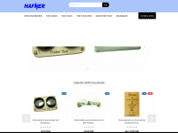 hafner-lasergravur.de Webseite Vorschau