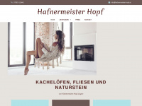hafnermeister-hopf.at Webseite Vorschau