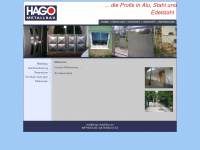 hago-metallbau.de Webseite Vorschau
