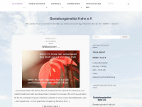 hahn-bestattungsinstitut.de Webseite Vorschau