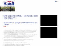 haidl-spenglerei.de Webseite Vorschau