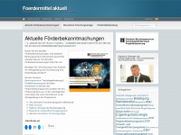 foerdermittel-aktuell.com Webseite Vorschau