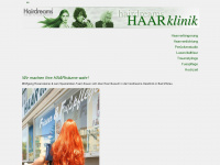 hairdreams-haarklinik.at Webseite Vorschau