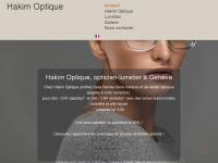 hakimoptique.ch Webseite Vorschau