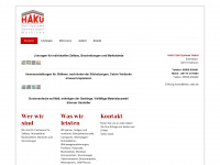 haku-zelte.de Webseite Vorschau
