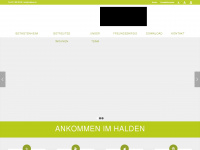 halden.ch Webseite Vorschau