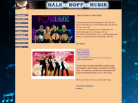 hale-bopp-musik.de Webseite Vorschau