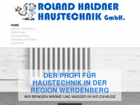 haldnerhaustechnik.ch Webseite Vorschau