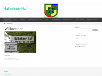 halhehner-hof.de Webseite Vorschau