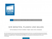 hallenbau.at Webseite Vorschau