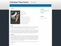 halloweenresurrection.de Webseite Vorschau