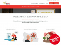 hama.ch Webseite Vorschau