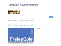 hamburgeraquarellwerkstatt.de Webseite Vorschau