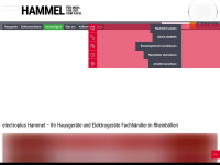 hammel-elektrotechnik.de Webseite Vorschau